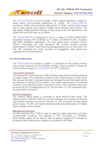 TAS-X2UB5-FA6 Datasheet Page 3