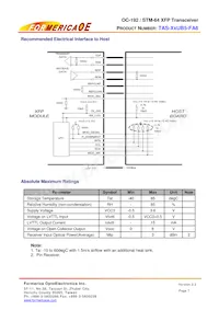 TAS-X2UB5-FA6 Datasheet Page 7