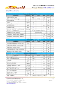 TAS-X2UB5-FA6 Datasheet Pagina 9