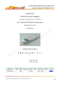 TBS-S2CK1-F11 Datenblatt Cover