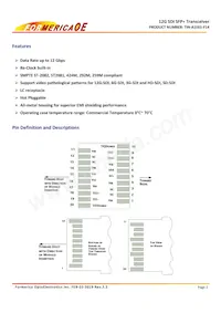 TIN-A1E61-F14 Datasheet Page 2