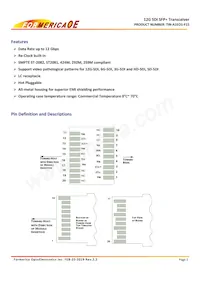 TIN-A1EO1-F15 Datasheet Pagina 2