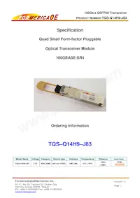 TQS-Q14H9-J83 Datenblatt Cover