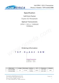 TSP-D2AA2-6BM數據表 封面
