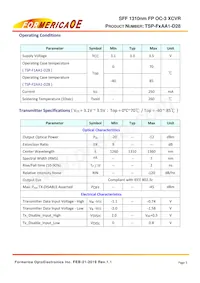 TSP-F2AA1-D28數據表 頁面 3