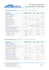 TSP-F2AA1-M21 Datasheet Pagina 3