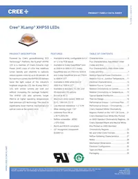 XHP50A-01-0000-0D0UF435H Datenblatt Cover
