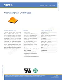 XMLHVW-Q2-0000-0000LT550 Datasheet Cover