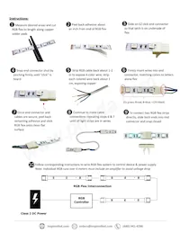 12V-NB-RGB-12M Datasheet Pagina 2