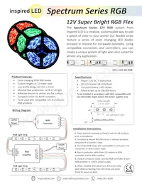 12V-SB-RGB-5M Datasheet Copertura