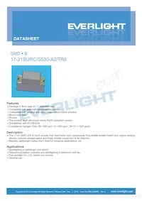 17-21SURC/S530-A2/TR8 Datenblatt Cover