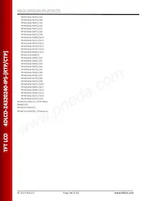 4DLCD-24320240-CTP-IPS Datasheet Page 14