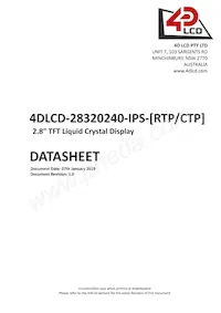 4DLCD-28320240-CTP-IPS Datasheet Copertura