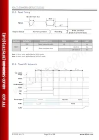 4DLCD-50800480-CTP Datasheet Page 15