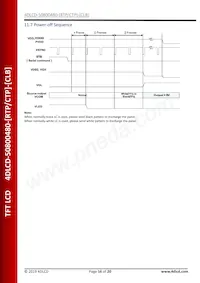 4DLCD-50800480-CTP Datasheet Page 16