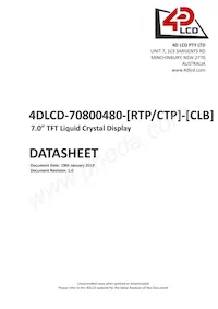 4DLCD-70800480-CTP Datasheet Cover