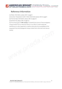 AB-GES-C06112W503T2 Datasheet Page 13
