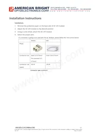 AB-GES-C14124W301N2 Datasheet Page 12