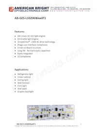 AB-GES-L10206W504T1 Datasheet Cover
