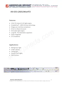 AB-GES-L28212W504T2 Datasheet Cover