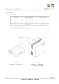 BRGB1315C-TF數據表 頁面 21