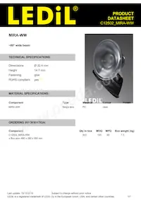 C12502_MIRA-WW Datasheet Cover