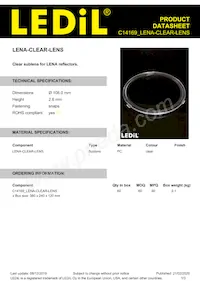 C14169_LENA-CLEAR-LENS Datenblatt Cover