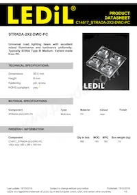 C14517_STRADA-2X2-DWC-PC Datasheet Copertura