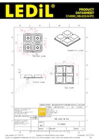 C14990_HB-2X2-M-PC Datasheet Pagina 2