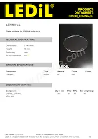 C15749_LENINA-CL Datasheet Copertura