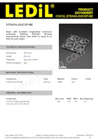 C16134_STRADA-2X2CSP-ME Datasheet Cover
