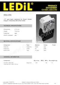 CA10561_OSS-2-RS Datasheet Cover