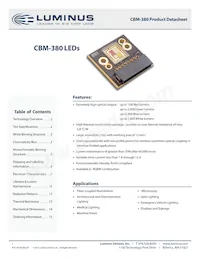 CBM-380-RGBW-D11-QG101 Datasheet Cover