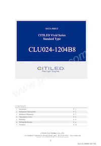 CLU024-1204B8-LPGV1F7數據表 封面