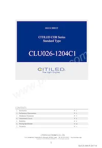 CLU026-1204C1-653M2G2 Datasheet Copertura