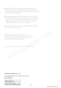CLU034-1208B8-LPGV1F7 Datasheet Page 14