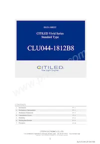 CLU044-1812B8-LPGV1F7 데이터 시트 표지