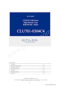 CLU701-0304C4-353H5K2 Datenblatt Cover