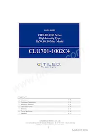 CLU701-1002C4-50AL7K3 Datenblatt Cover