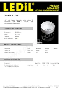 CP16939_CARMEN-W-C-WHT Datasheet Copertura