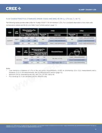 CXA2011-0000-000P0UG030H數據表 頁面 4