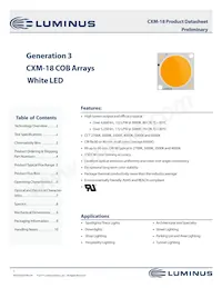 CXM-18-30-70-36-AA38-F4-3 Datasheet Cover