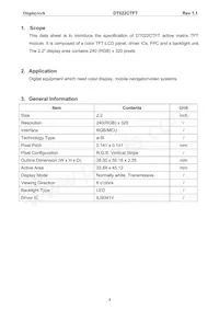 DT022CTFT Datasheet Page 4