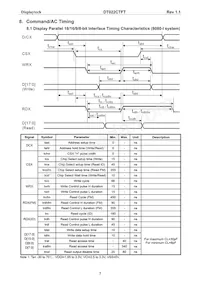 DT022CTFT Datasheet Page 8
