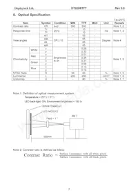DT028BTFT Datasheet Page 8