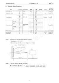 DT028BTFT-TS Datasheet Page 8