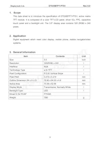DT035BTFT-PTS1 Datasheet Page 4