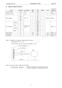 DT043BTFT-PTS1 Datasheet Page 8