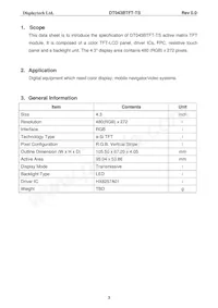 DT043BTFT-TS Datasheet Page 4