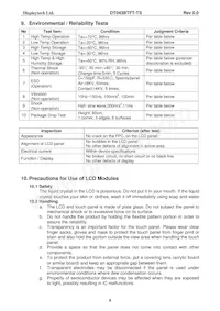 DT043BTFT-TS Datasheet Page 10